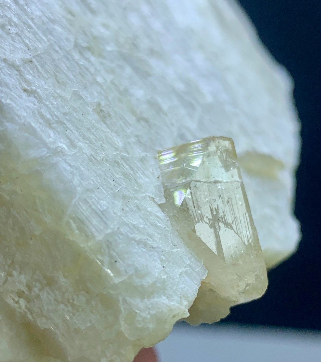 Natural Brown Topaz Crystal On Matrix From Skardu - 294 Gram