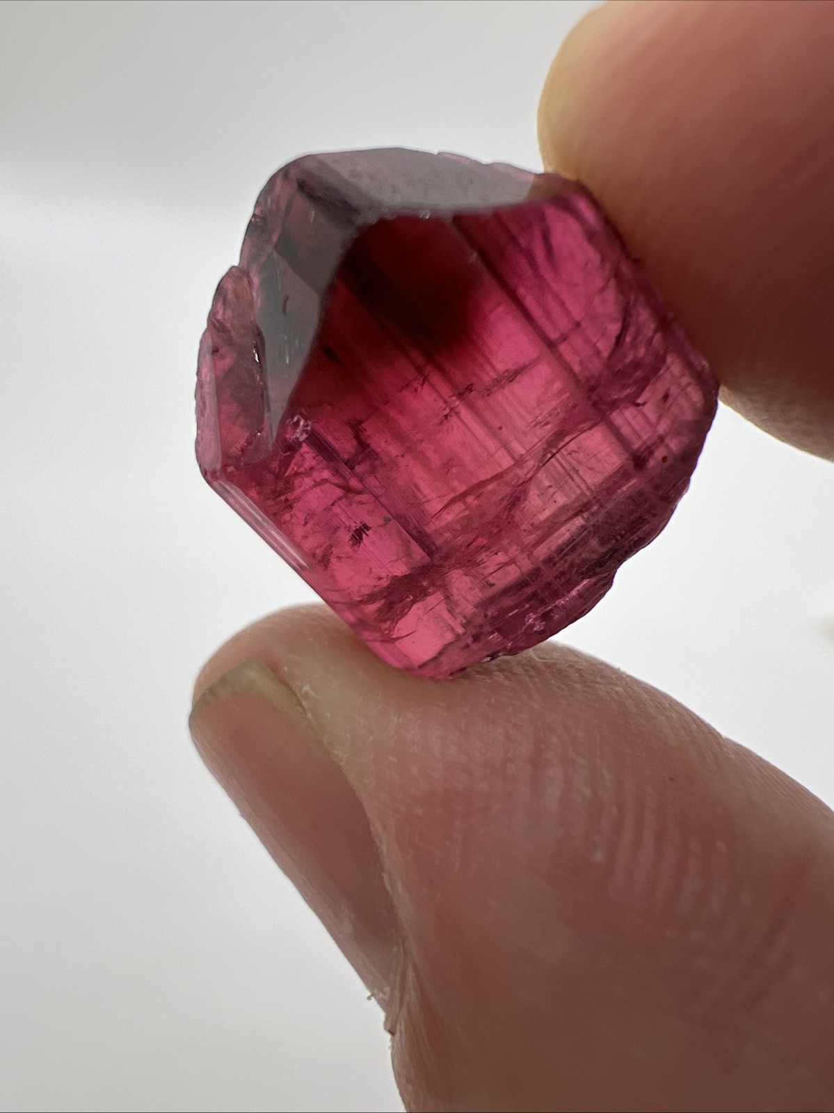 Gorgeous Deep Red And Purple 3g Madagascar liddicoatite Tourmaline - 10088