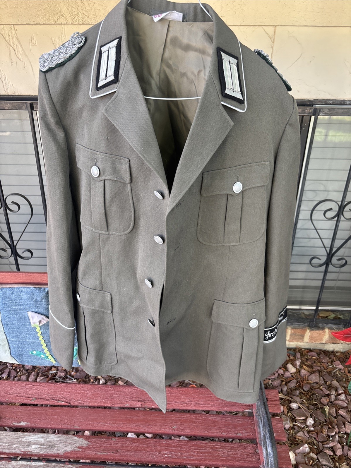 East German Officers Tunic Size 52 US Sz Xl