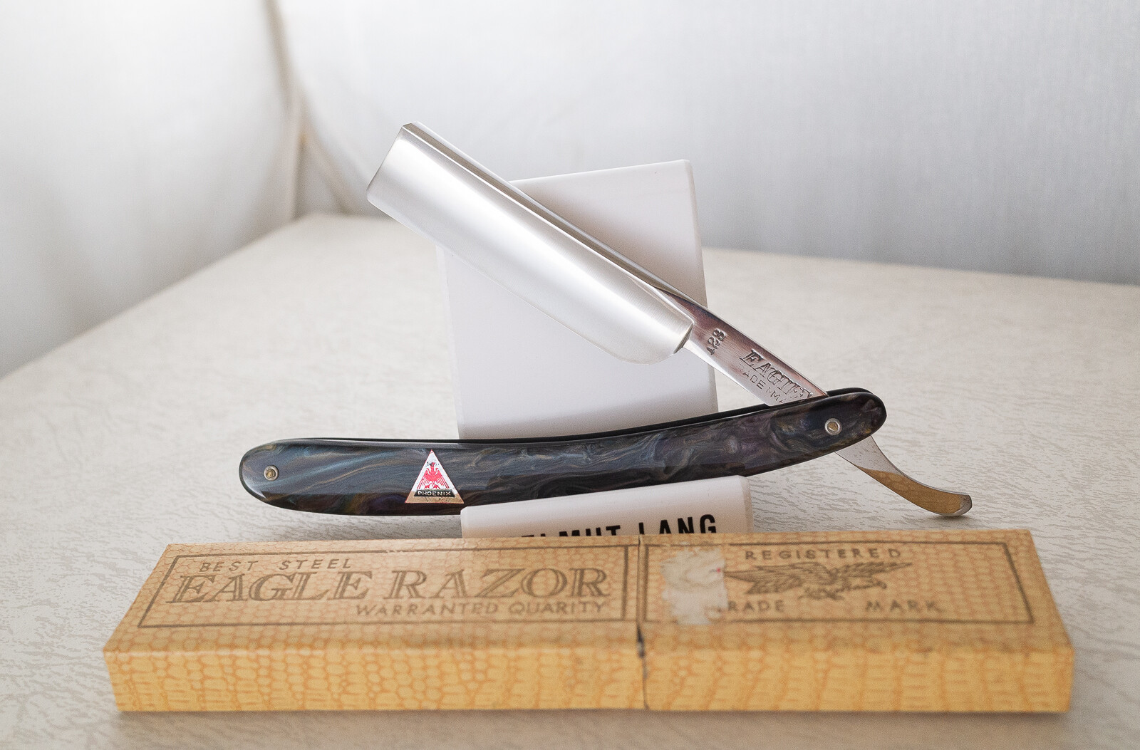 NOS Eagle 123 Austrian Phoenix Fine Steel Japanese Straight Razor