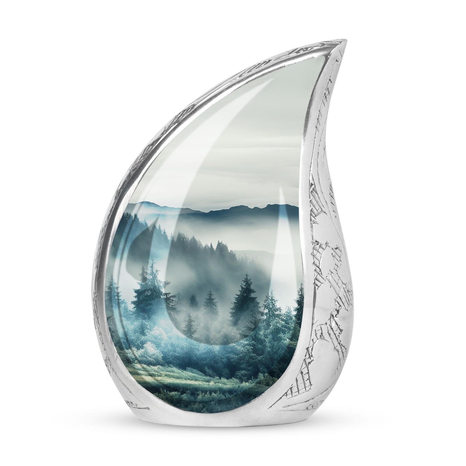 Misty Mountain Forest Urn For Ashes Adult Male - Urn - Small Urn