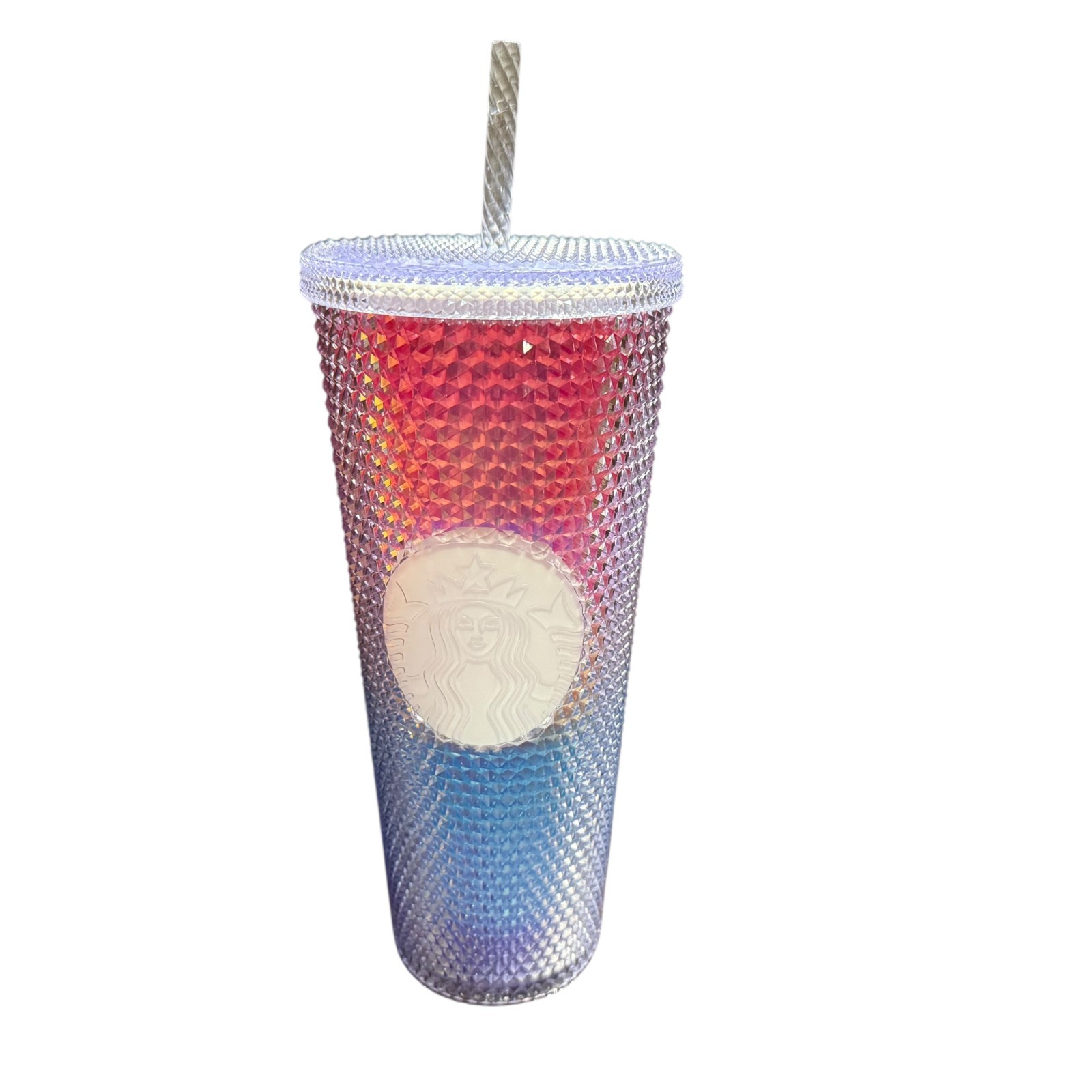 NWOT Starbucks Pride 2020 Limited Edit. Studded Rainbow Cold Cup Tumbler Venti