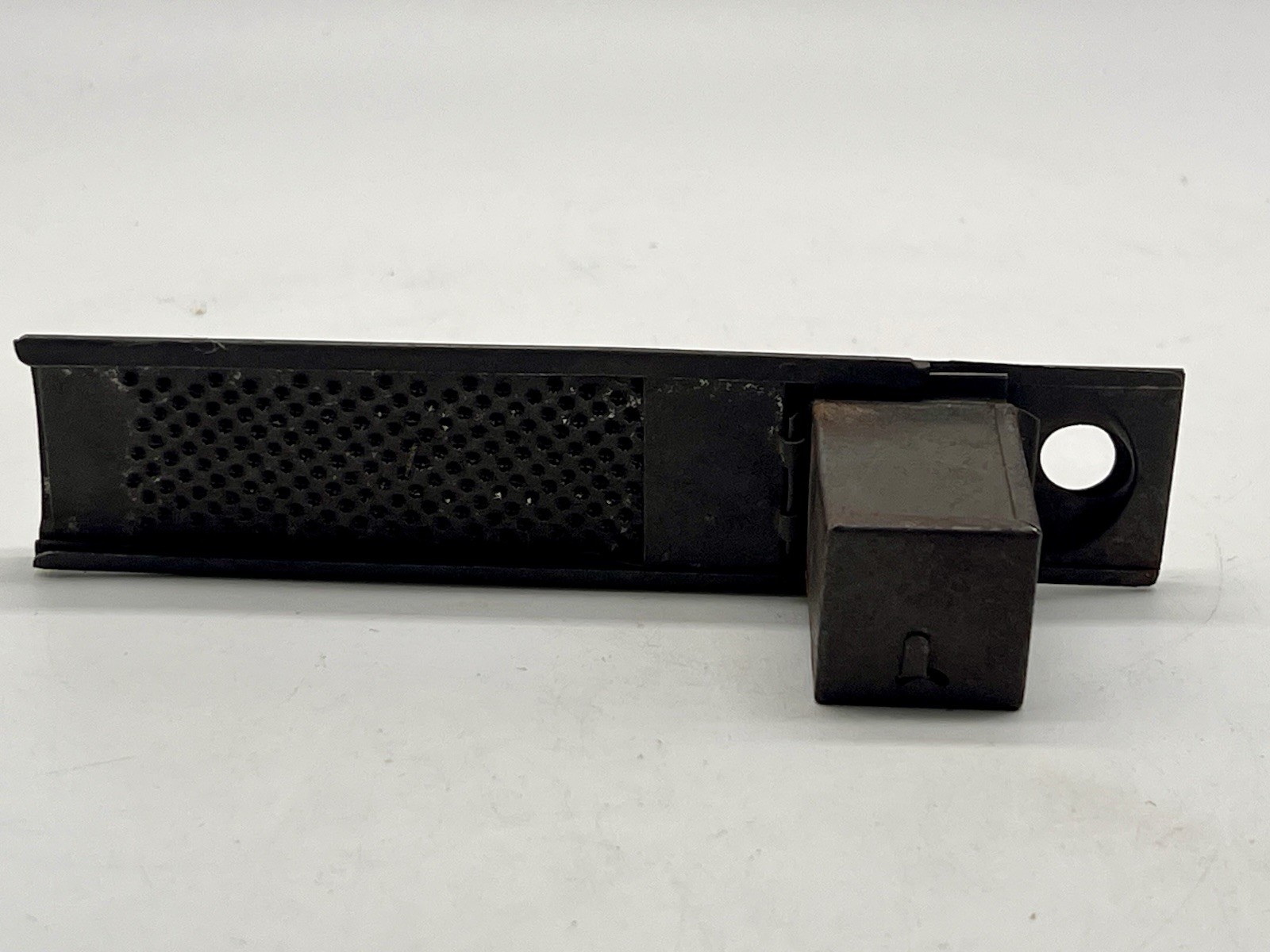 1914 Boye Sanitary Tin Nutmeg Grinder Mechanical Spice Mill Antique Kitchenalia