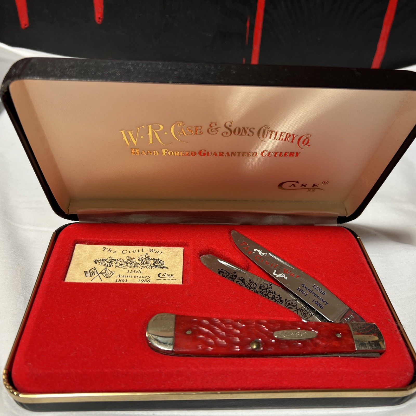 *RARE* CASE XX CIVIL WAR KNIFE 125th ANNIVERSARY *RARE* CASE XX CIVIL WAR KNIFE 125th ANNIVERSARY