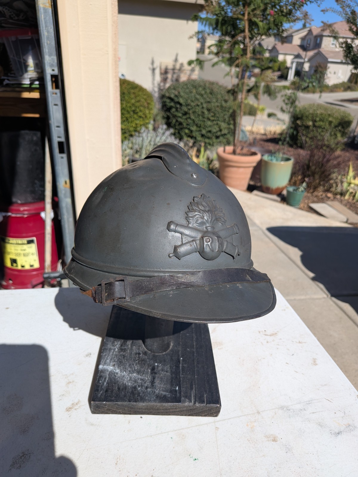 WWI French M1915 Adrian Helmet