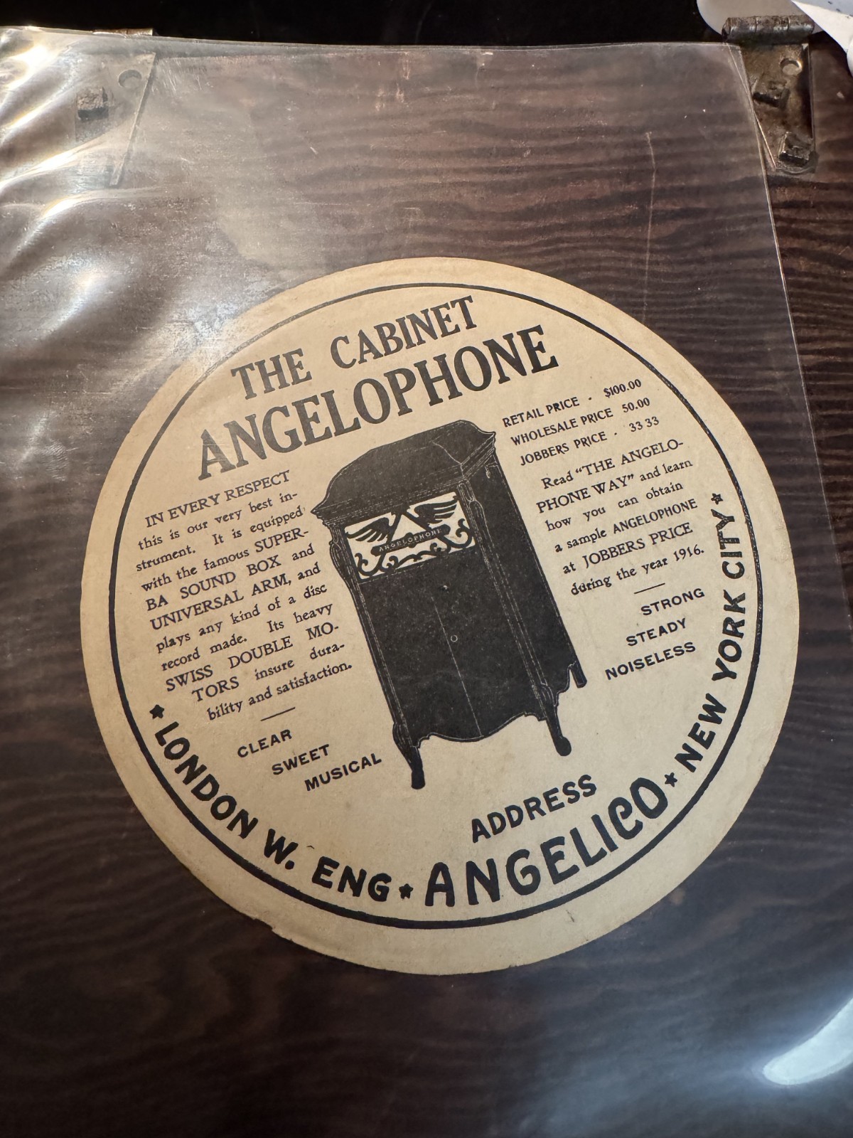 WATCHTOWER RARE RECORD INSERT ANGELOPHONE #1