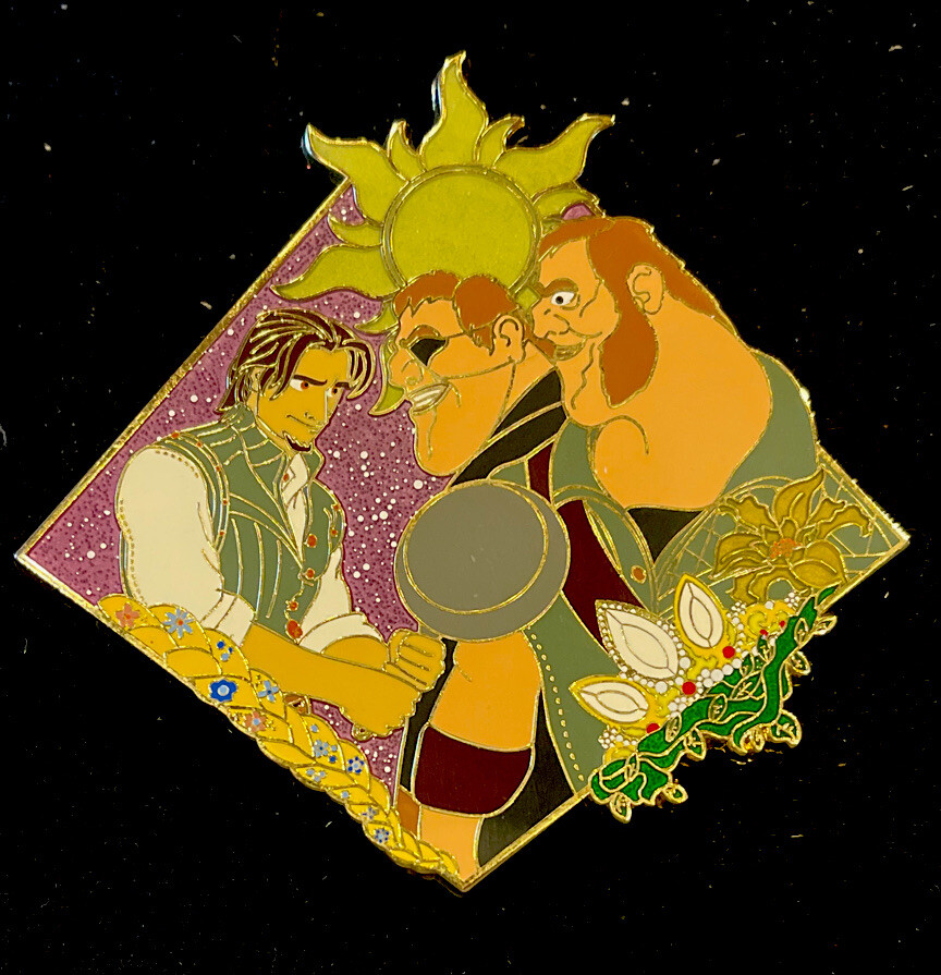 Disney Fantasy Pin- Flynn Rider Bravery Tangled LE Limited Edition 3”