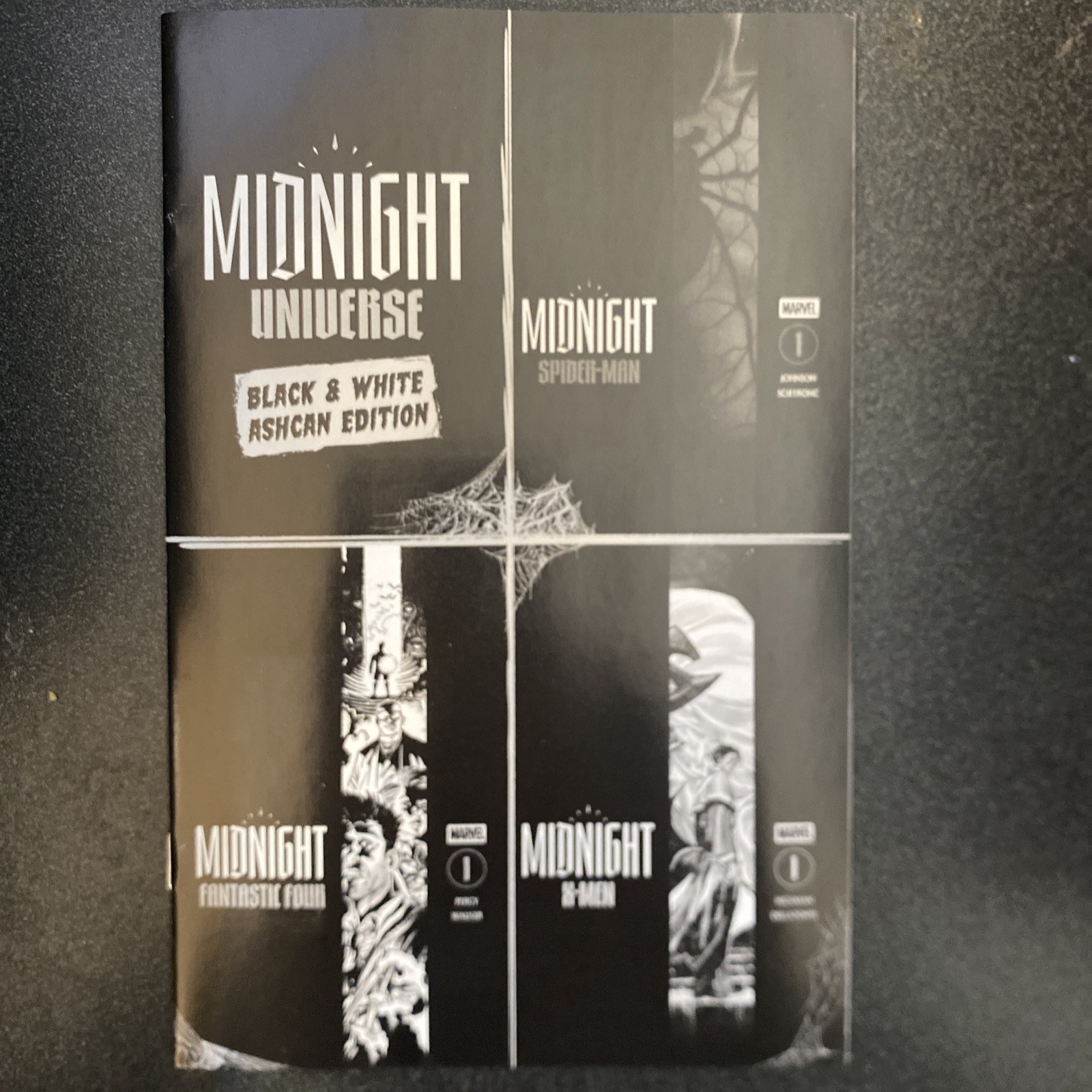 Midnight Universe Black & White Ashcan Edition #1 Comic Book 2026 - Marvel Midnight Universe Black & White Ashcan Edition #1 Comic Book 2026 - Marvel