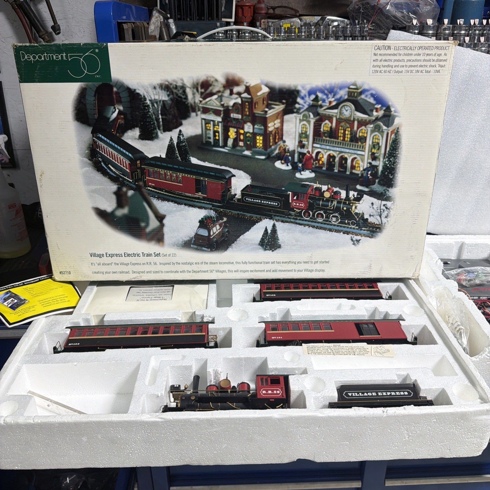 Department Dept 56 Christmas Bachmann Village Express Electric Train Set 52710