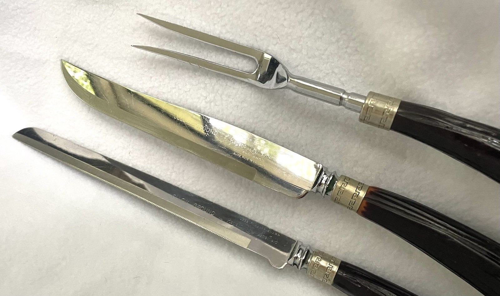 Vintage Regent  Sheffield English Stainless Blades Cutlery Set