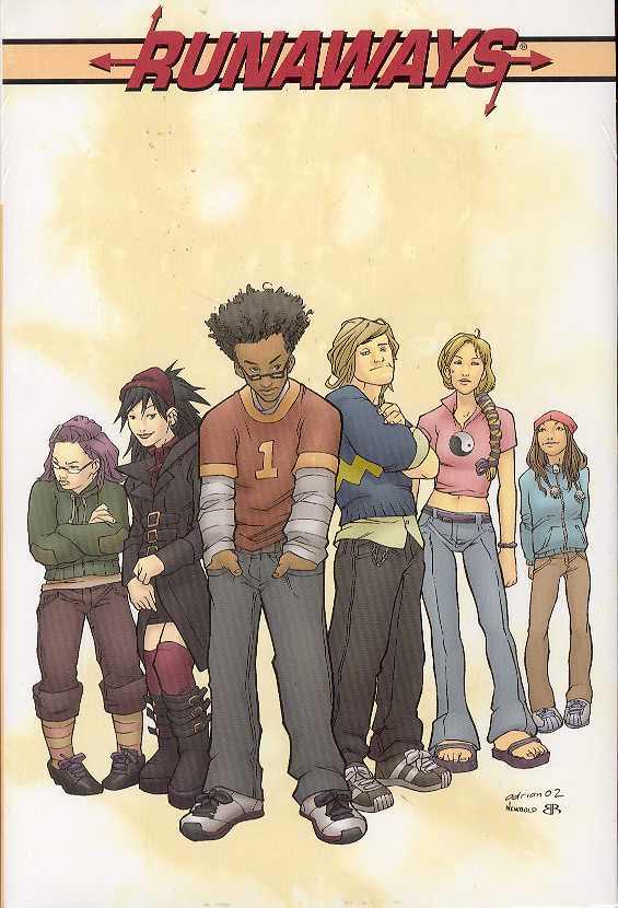 Runaways Vol 1 by Brian K Vaughan & Adrian Alphona 2006 Deluxe HC Marvel OOP