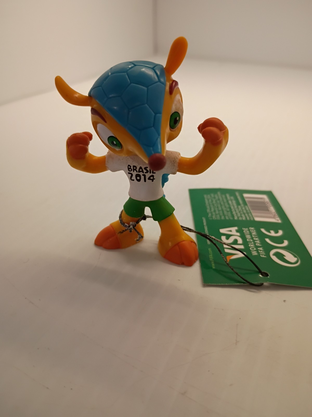 FIFA WORLD CUP BRAZIL 2014 OFFICIAL MASCOT FIGURE FULECO Approx 3 In Tall
