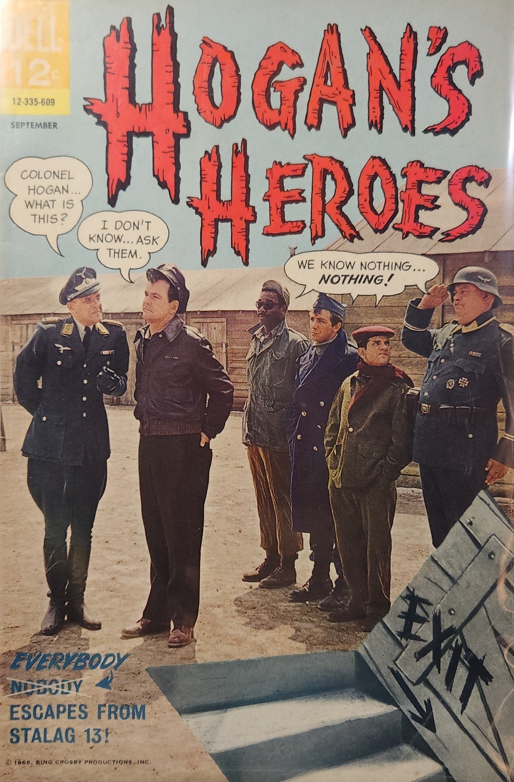 1966 Dell Comics Hogan\'s Heroes #2 Photo Cover VERY HIGH GRADE TV Rare VHTF
