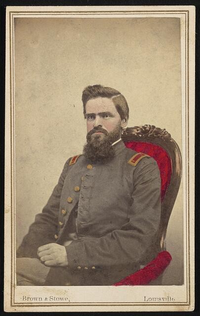 Photo:Louisville Kentucky Union First Lieutenant Civil War Portrait 1860s