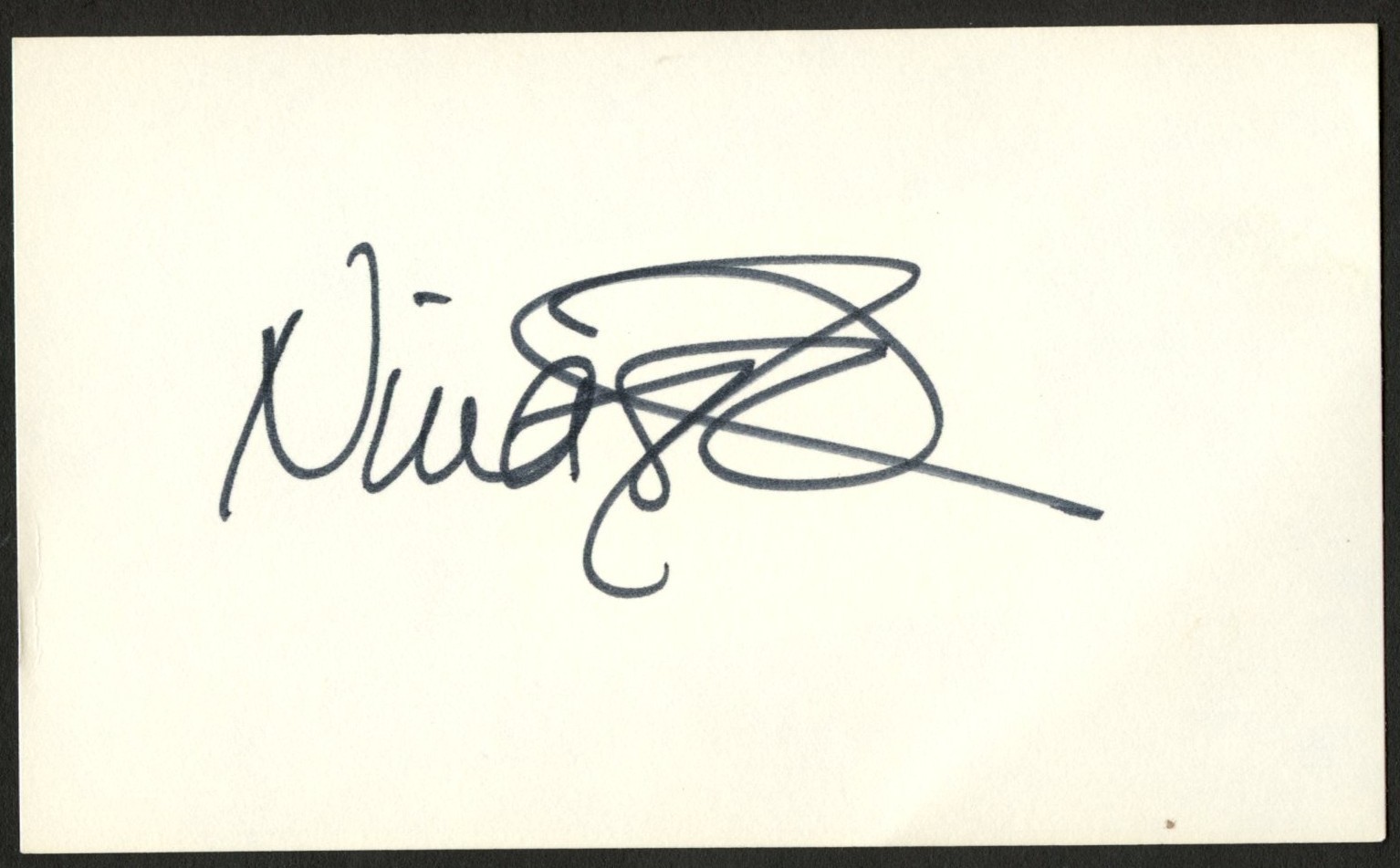 Nina Foch d2008 signed autograph 3x5 card Actress Executive Suite R255 Nina Foch d2008 signed autograph 3x5 card Actress Executive Suite R255
