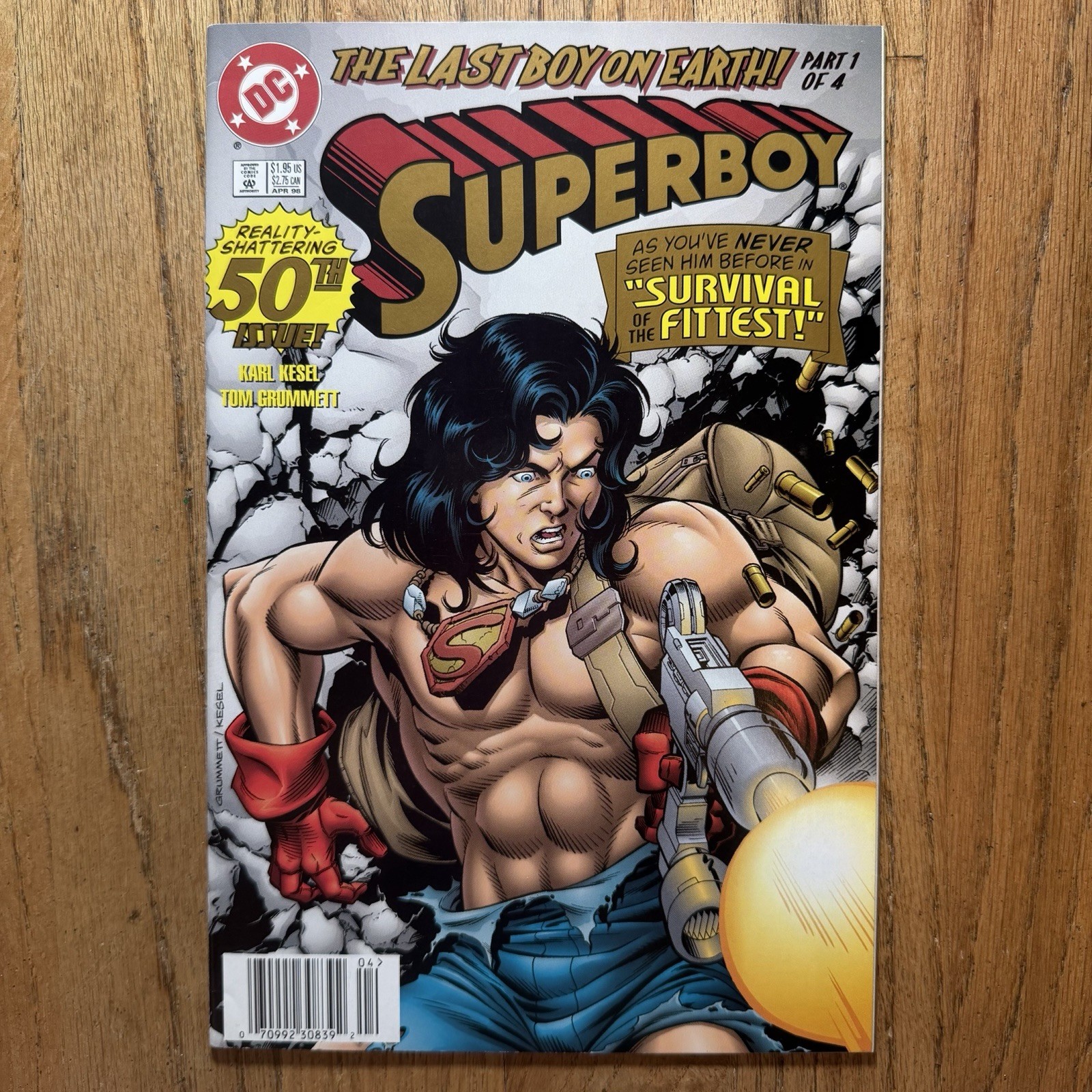 Superboy #50 Newsstand 1st App Nosferata Creature Commandos Season 2 🔥🔑DC 1998