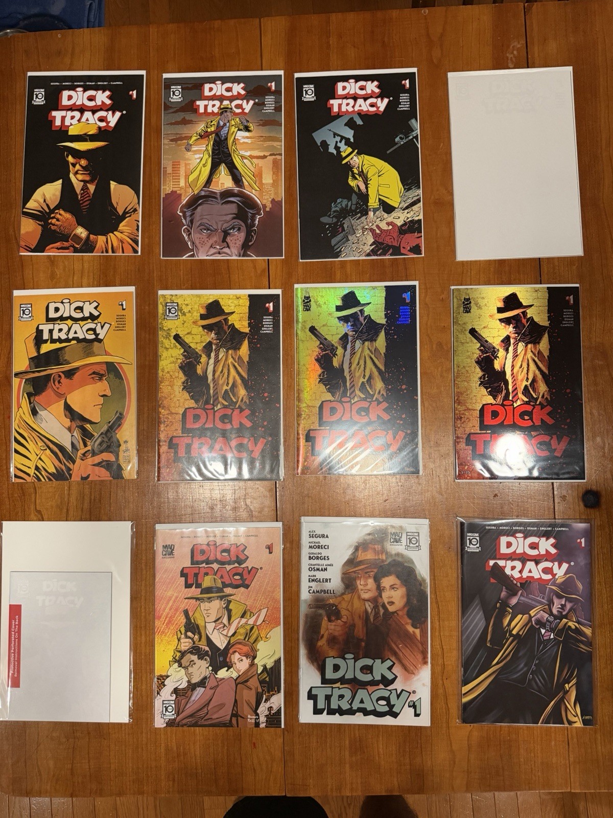 Dick Tracy Mad Cave All Issues, Variants, Foils, Metals, with Deluxe Editions