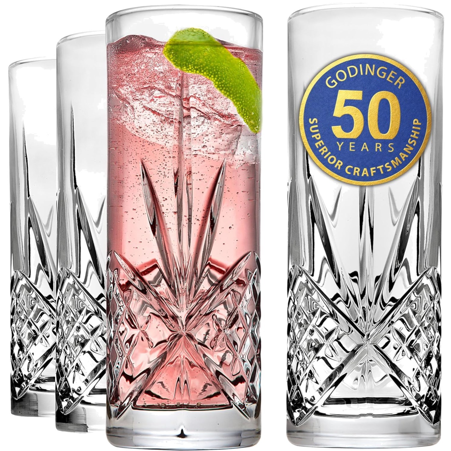 Dublin Collection Beverage Glasses - Set of 4
