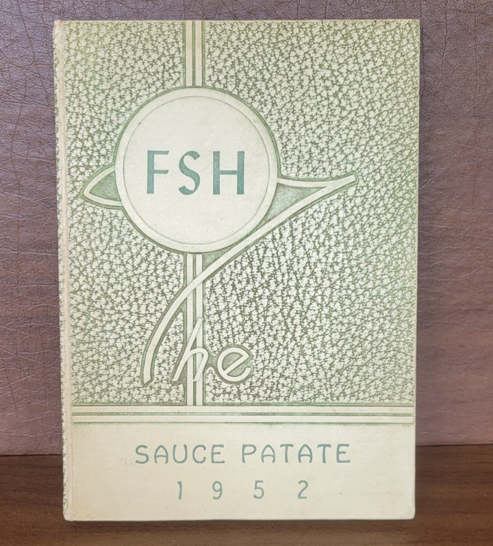 1952 French Settlement Louisiana High School Yearbook Sauce Patate Vintage