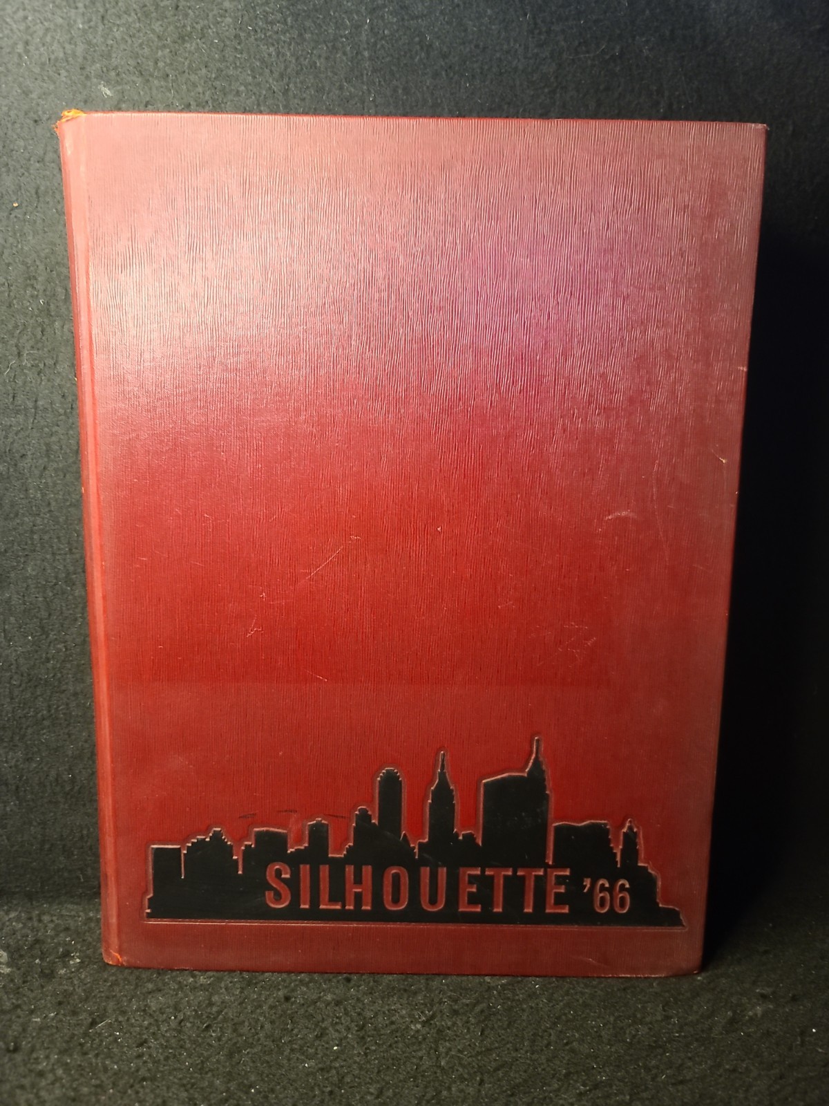 Silhouette \'66 Queens College Flushing New York 1966 Yearbook NYC Hardcover