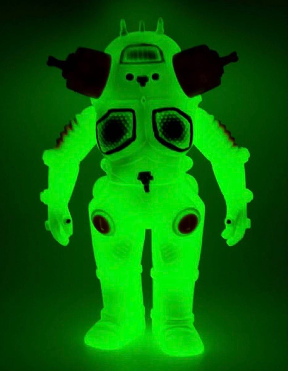 Bullmark King Joe Glow in the Dark Blue Reproduction Sofubi