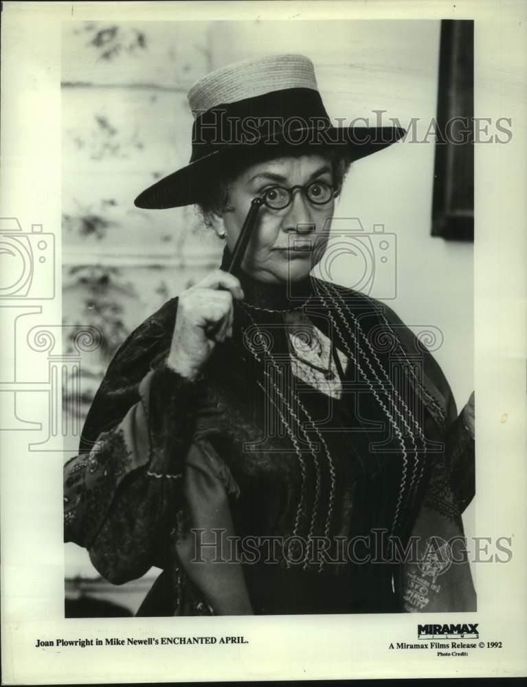 1992 Press Photo Joan Plowright in Mike Newell\'s \