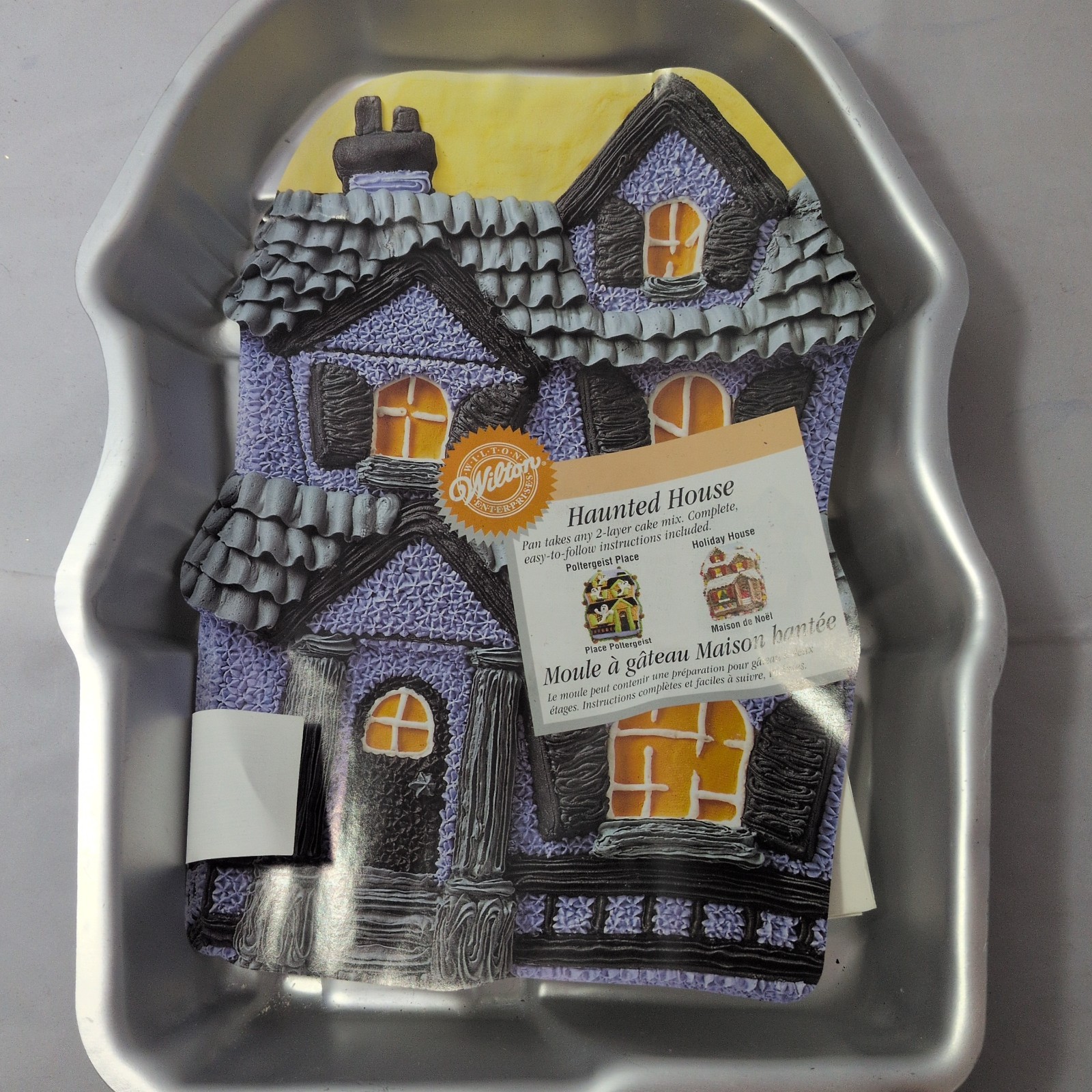 New Vintage Wilton Halloween Haunted House AluminumCake Pan