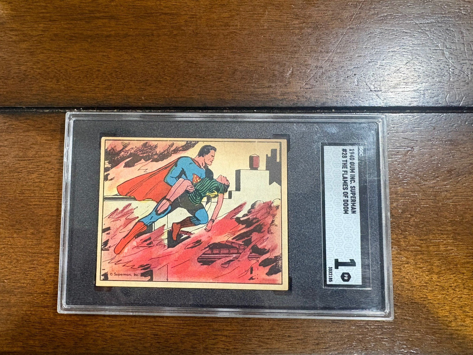 1940 Superman with Lois Lane (“Rookie Card”) #28 SGC 1