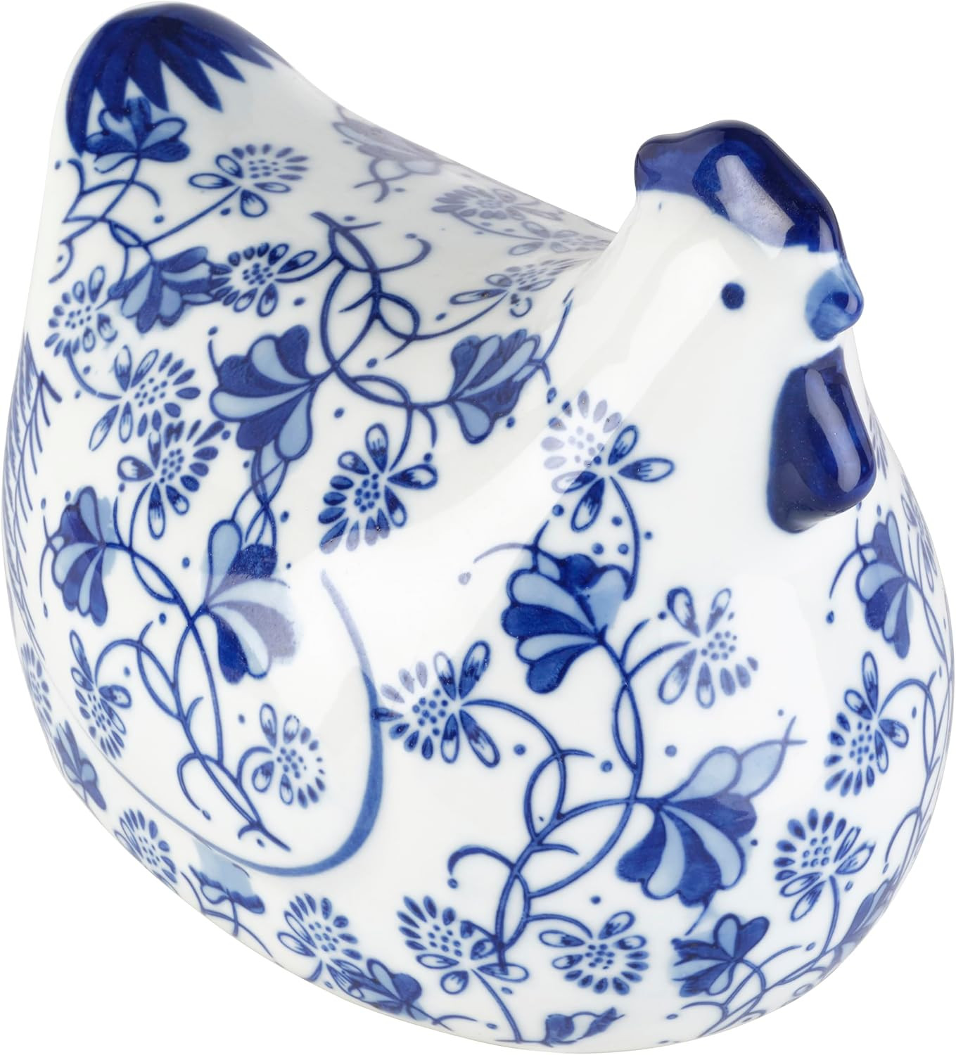 Ceramic Chicken Figurine 6.5 Inch X 5 Inch – Decorative Home Decor Sculpture, Ho