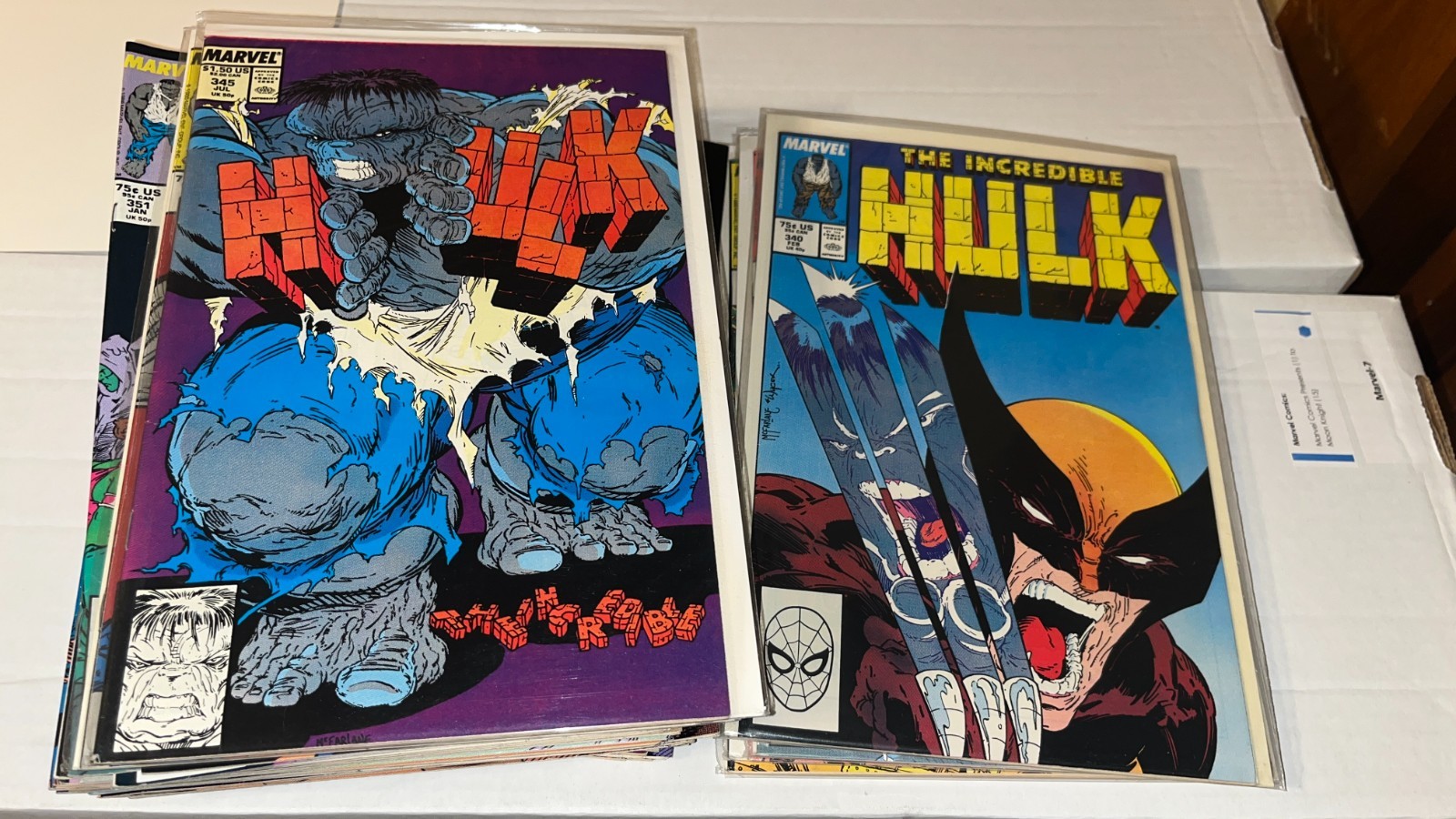 Huge Incredible Hulk Lot, Complete Run of Issues 234-474, Has 271 340 McFarlane