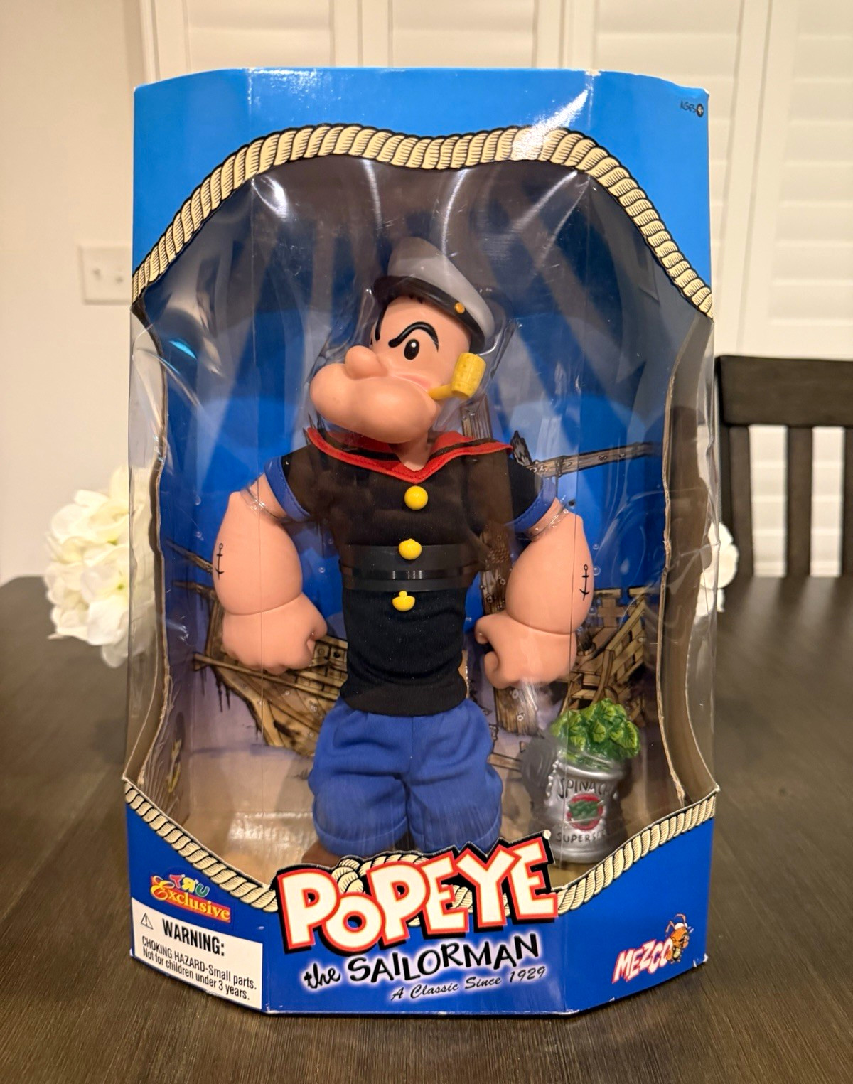 Vintage 2001 Mezco Popeye The Sailor Man 12\