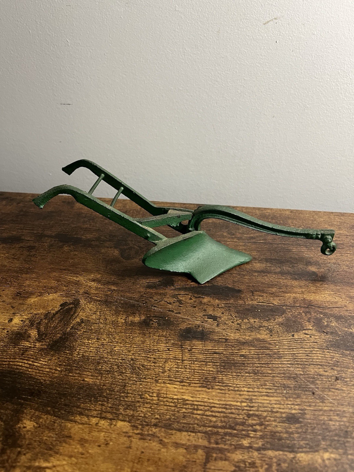 Vtg Cast iron John Deere ? Walking Plow Salesman Sample ,desktop Model  Large 11