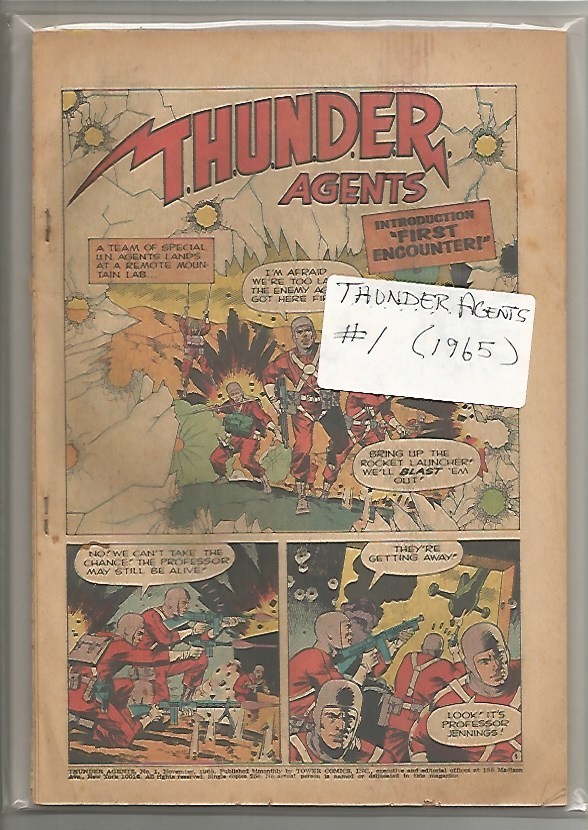 T.H.U.N.D.E.R. Agents #1 (Tower November 1965)