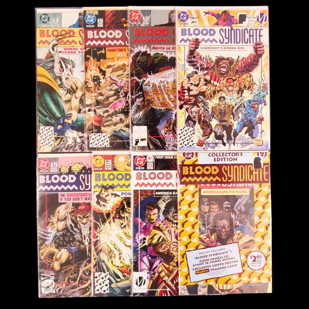 BLOOD SYNDICATE #1-7 + BONUS Comic Book Lot (1993) 