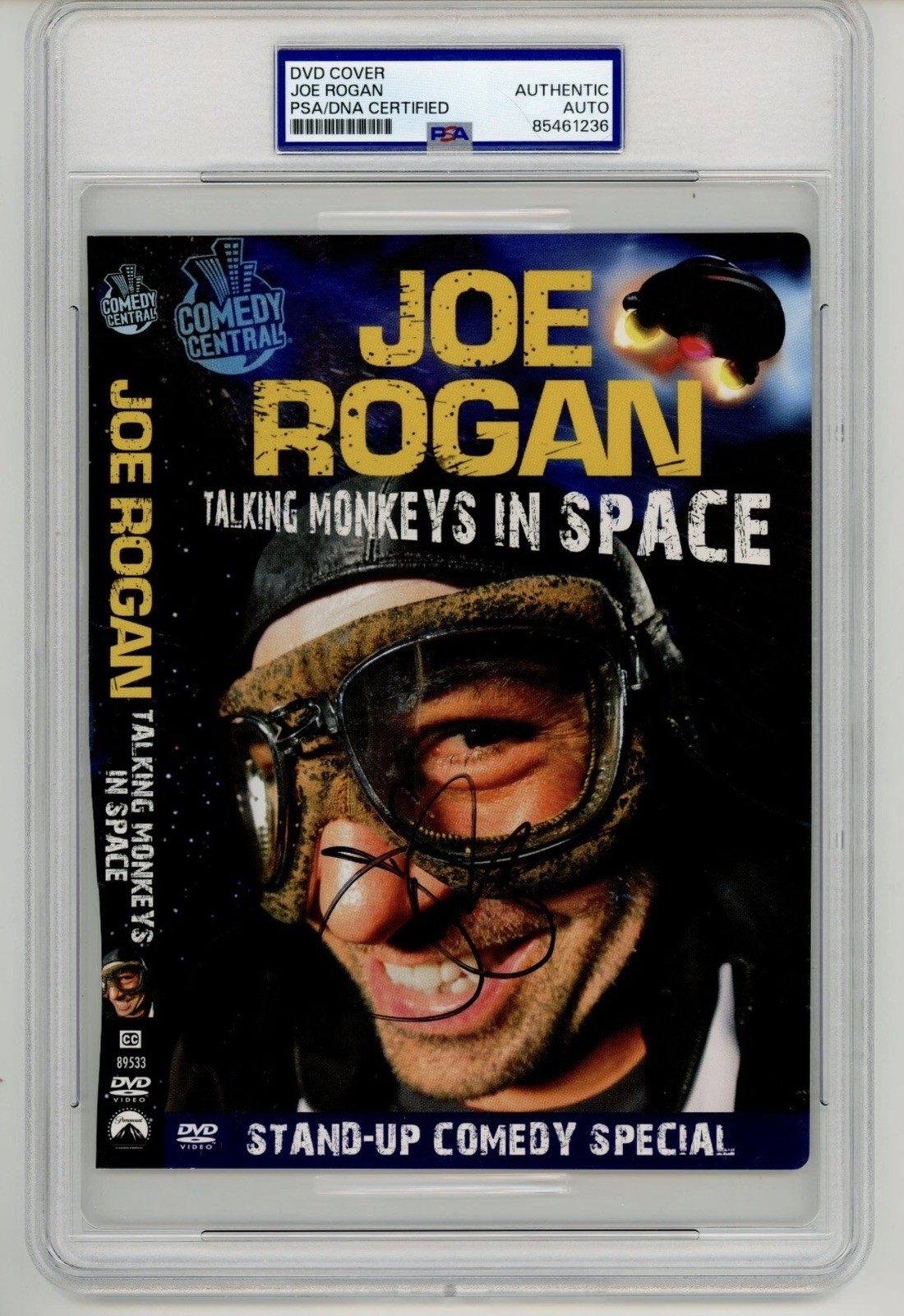 Authentic Joe Rogan Signed DVD Cover – PSA/DNA Certified – Extremely Rare Authentic Joe Rogan Signed DVD Cover – PSA/DNA Certified – Extremely Rare