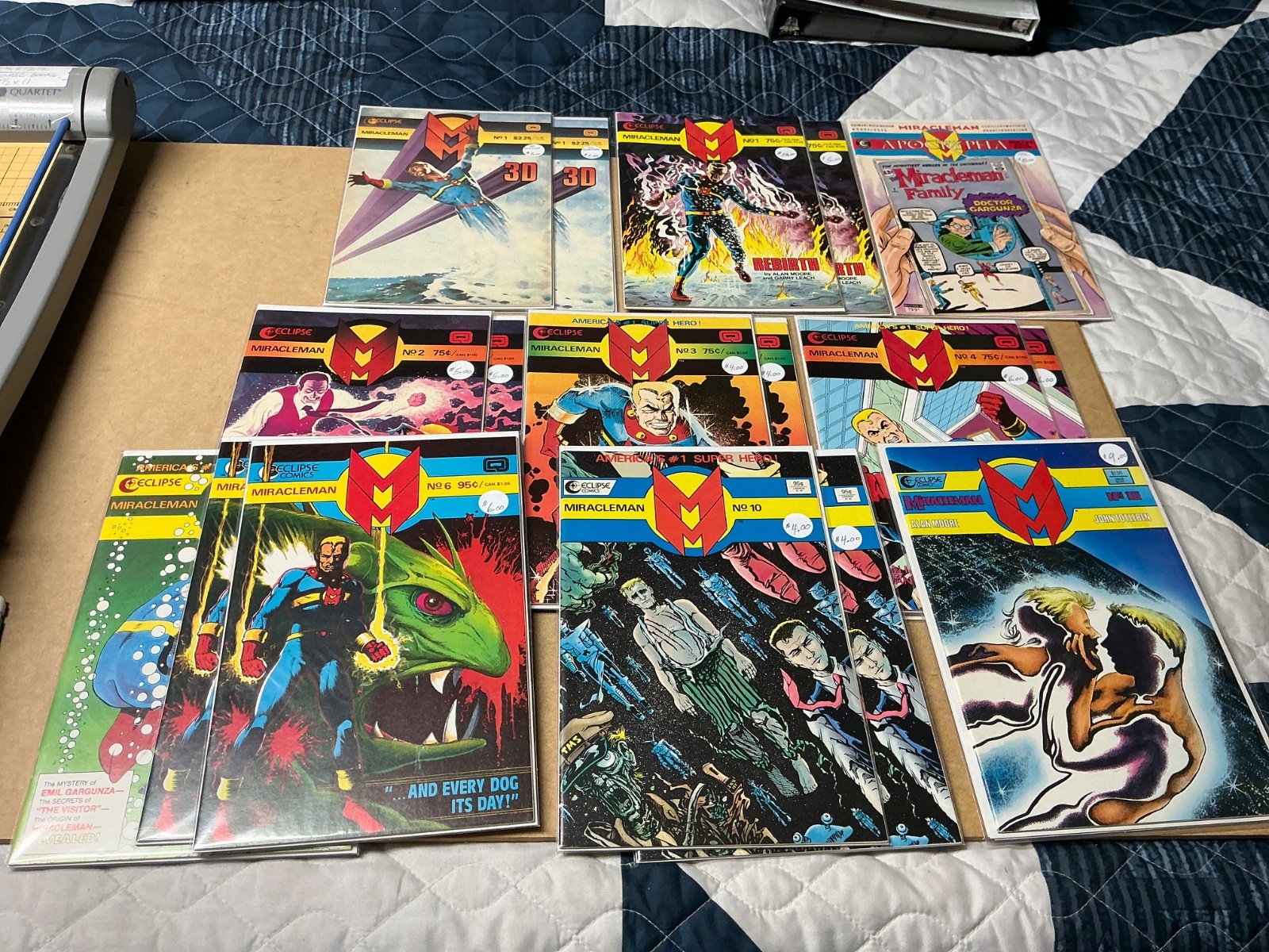 Group of 17 Miracleman comics by Eclipse