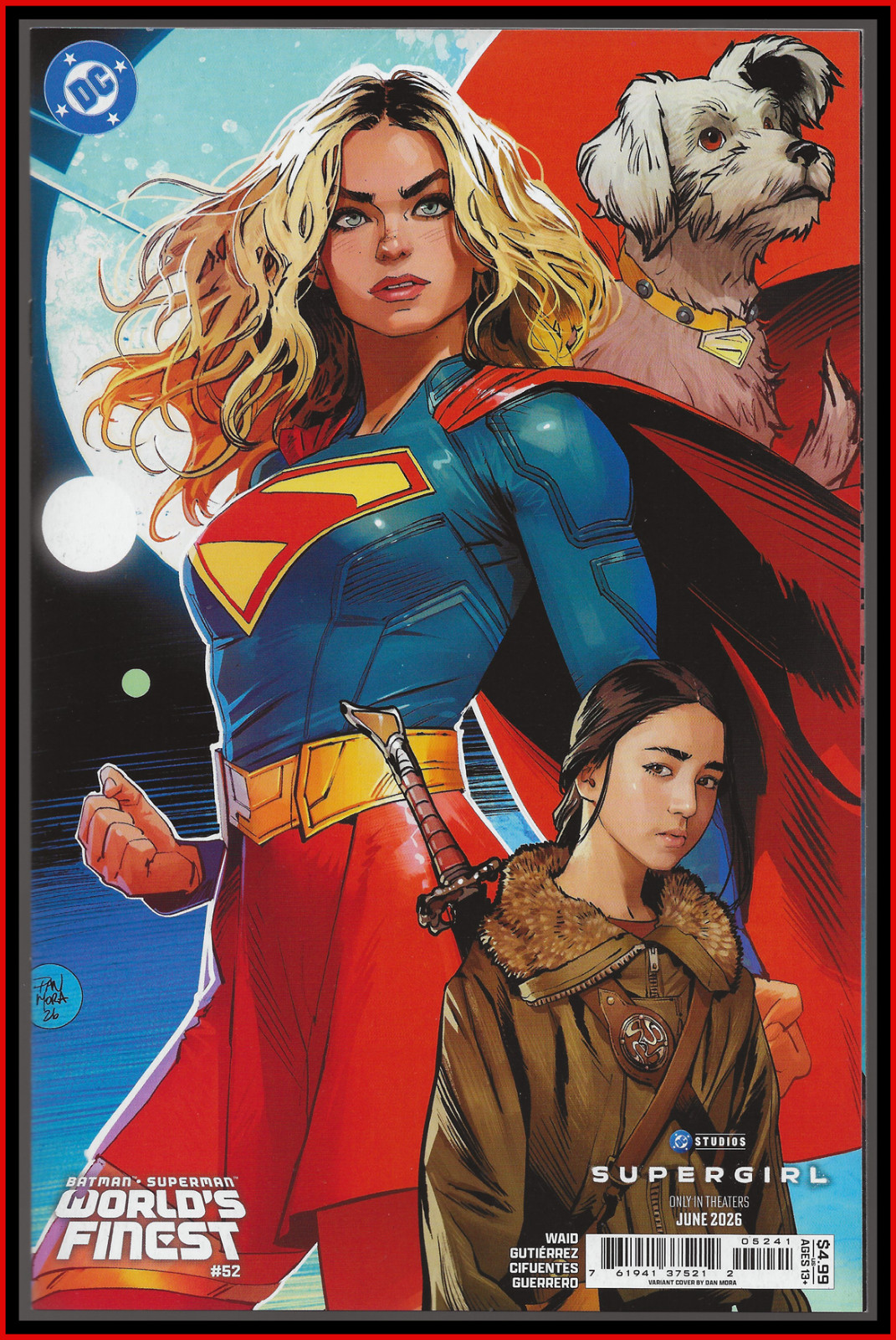 BATMAN SUPERMAN WORLD'S FINEST #52-E (2026) DAN MORA SUPERGIRL MOVIE VARIANT NM