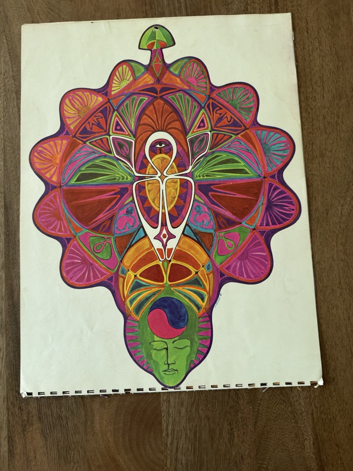 1967 Stanley Mouse Psychedelic Poster Diablo Press S Mouse Vintage Hippie Art