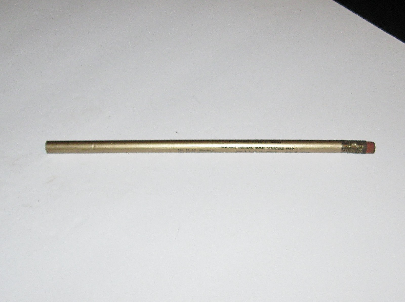 Vintage Cleveland Indians Baseball Advertising Pencil Reading Pa. 1959