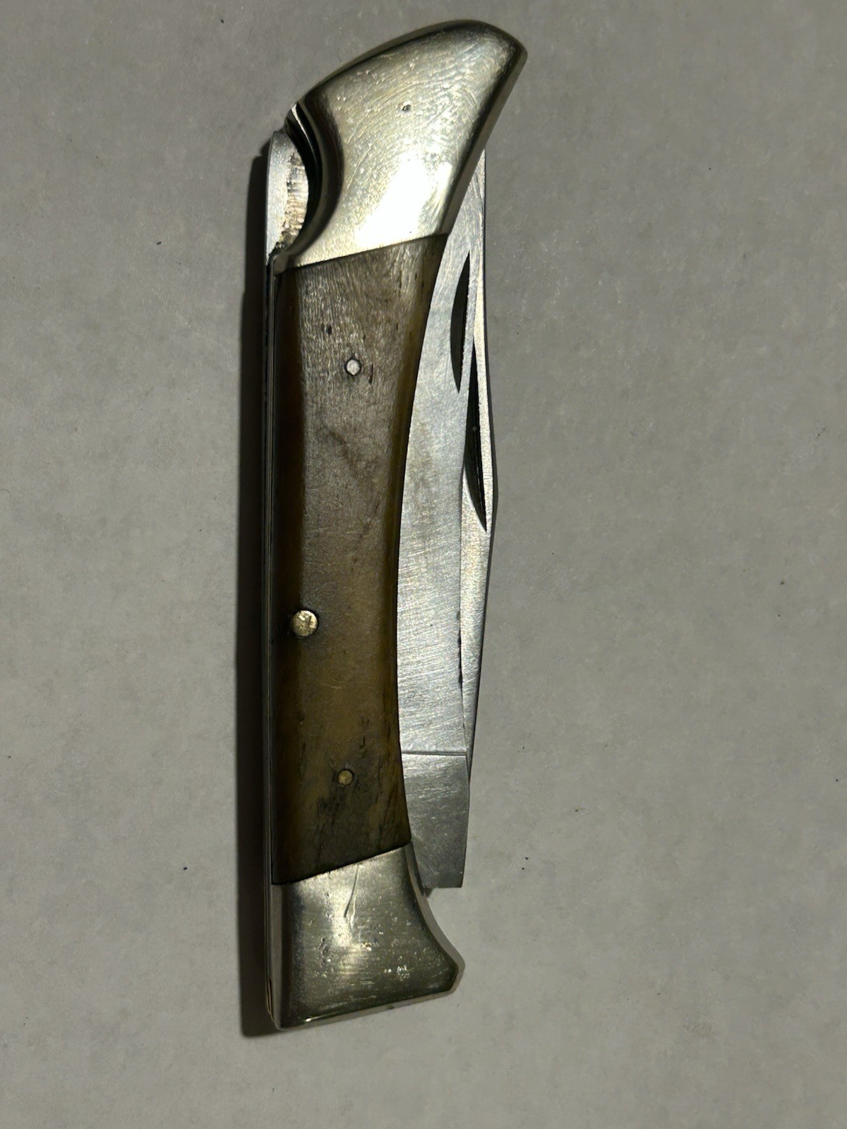 Vintage Parker Cutlery Company Clip Point & Saw Blade Folding Knife