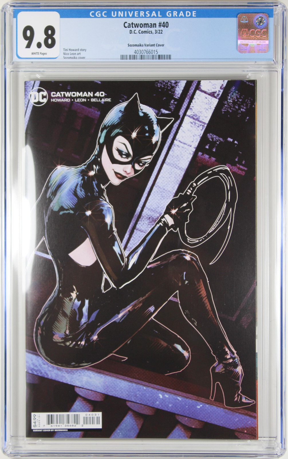 CATWOMAN #40 (SOZOMAIKA 1:25 RATIO VARIANT) COMIC BOOK ~ CGC 9.8 NM/M