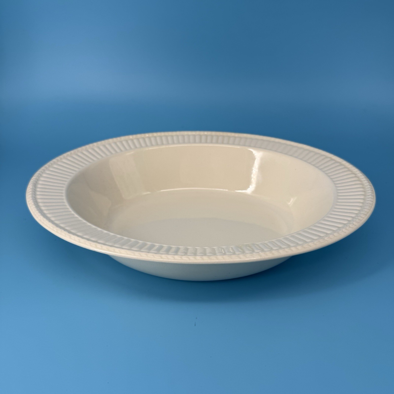 Vtg Wedgwood EDME 10”x8” Vegetable Serving Dish Cream Old Mark 1930s