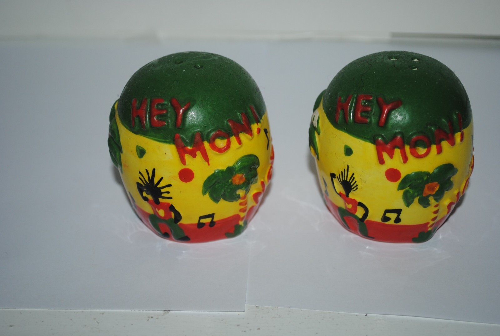 Vintage Jamaica souvenir salt and pepper shakers, 