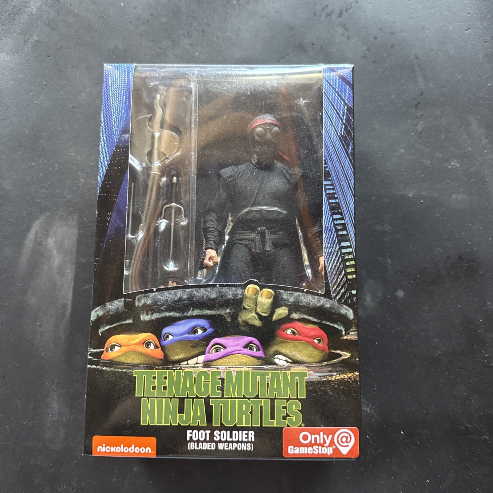 2020 NICKELODEON TEENAGE MUTANT NINJA TURTLES FOOT SOLDIER FIGURE GAMESTOP
