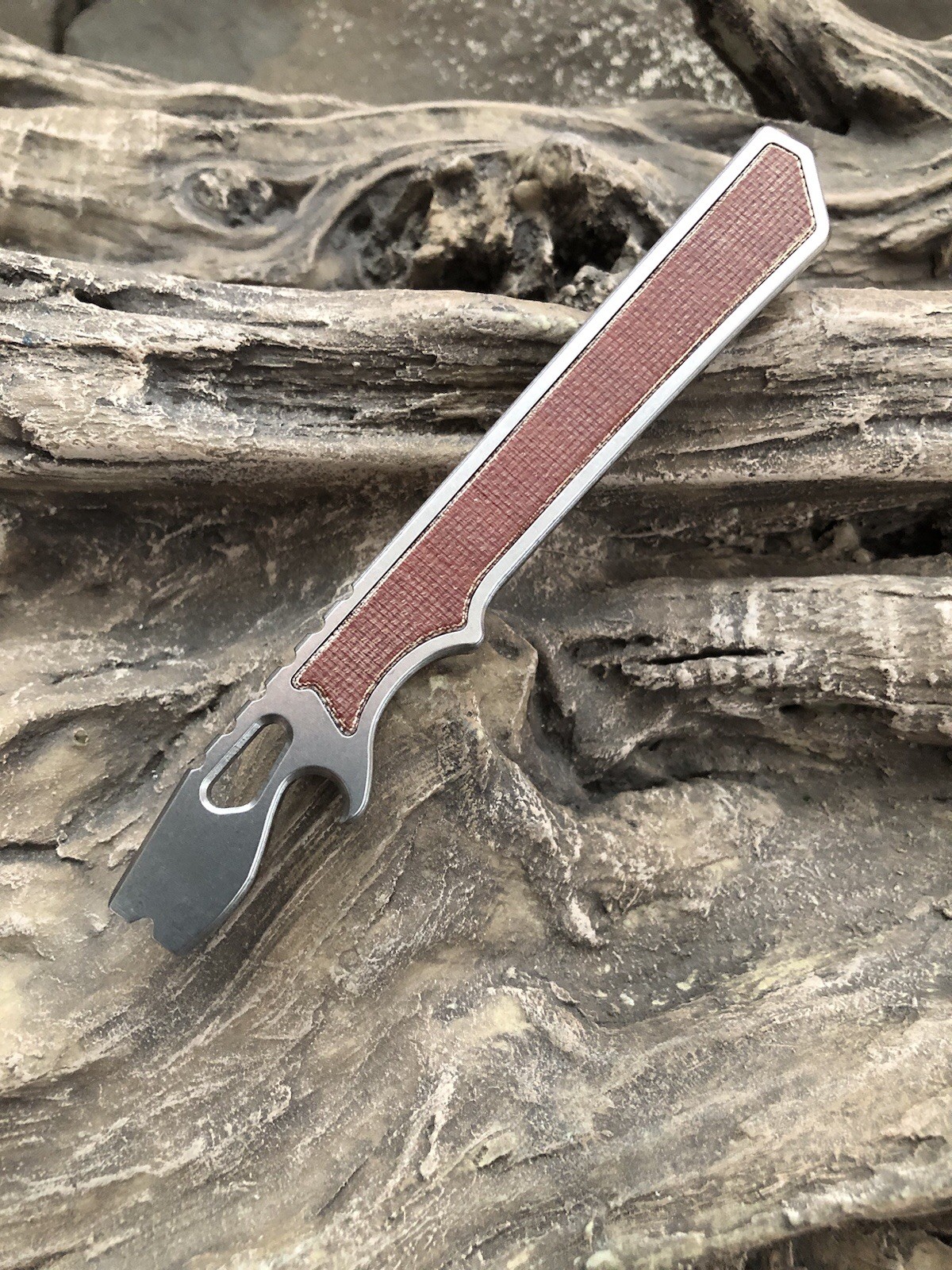 Lynch Northwest AAP V4.i - Stonewash/ Brown Micarta Inlay