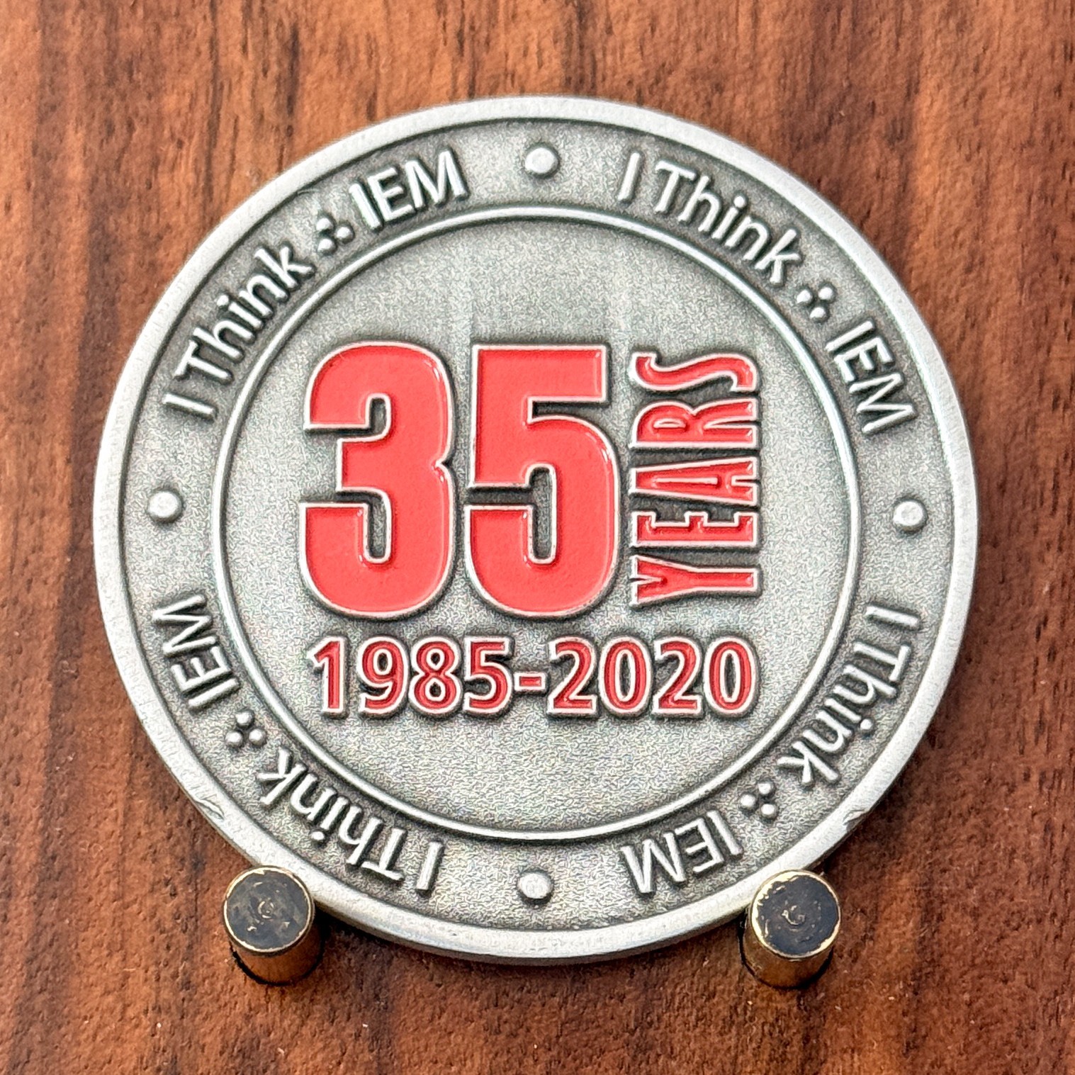 IEM 35 Years Of Innovation Safe Secure Resilient Challenge Coin  W#24