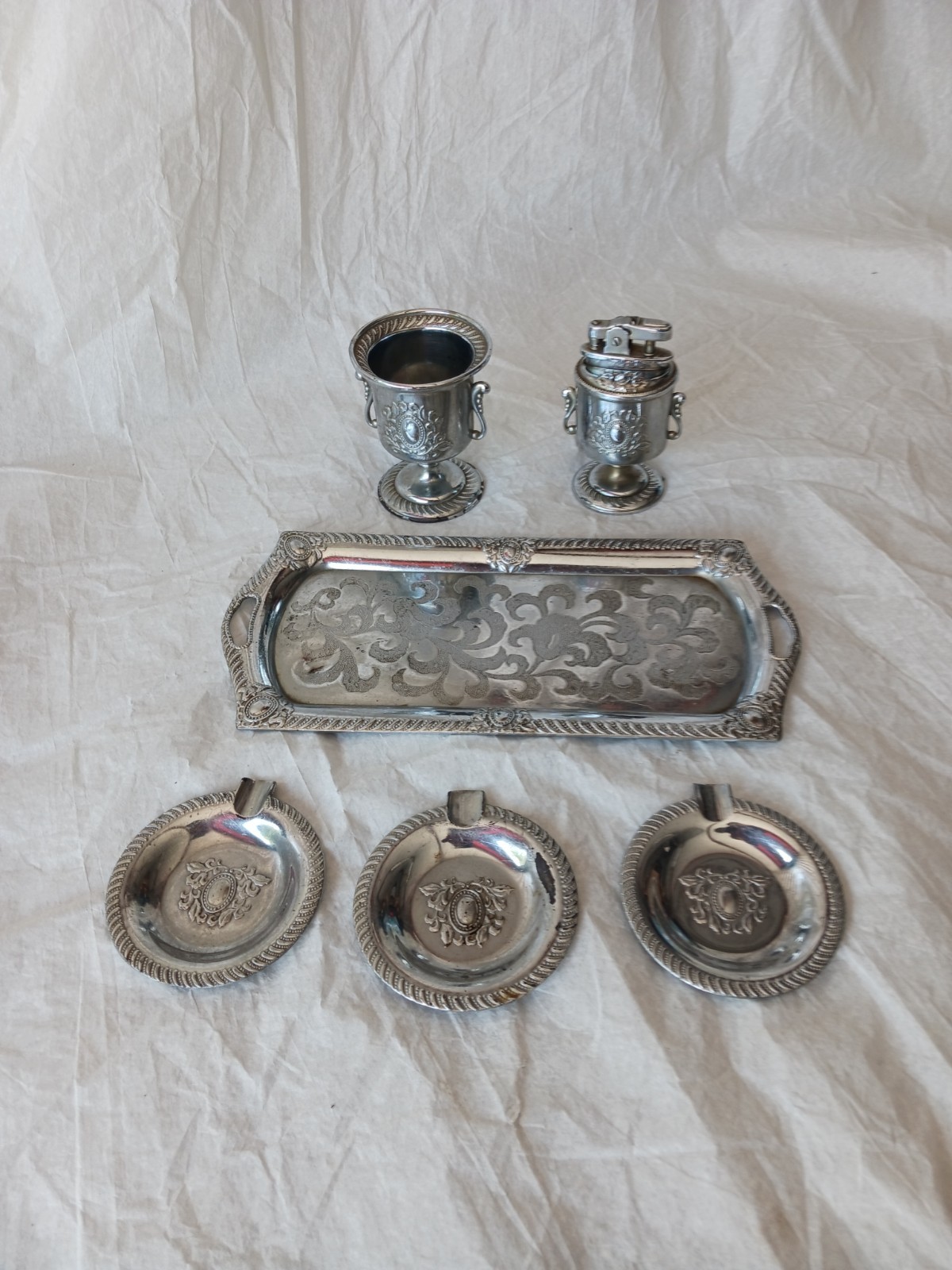 Vintage 6-pc Tobacco/Smoking Set-Made in Occupied Japan - READ