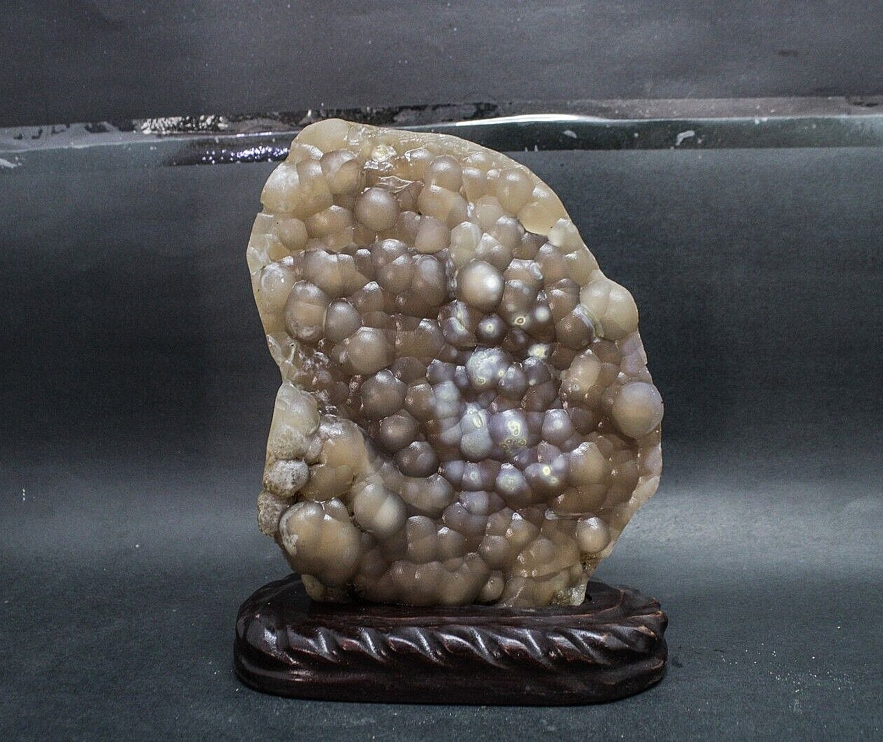 995 Gr Big Grape Agate Purple Botryoidal Chalcedony Crystal Specimen Mineral