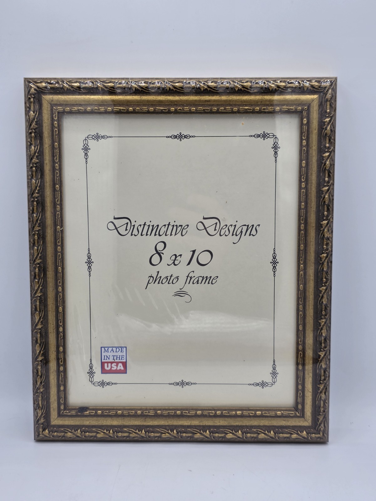 Distinctive Designs Ornate Gold Wood Picture Frame 8x10 Crystal Art Gallery