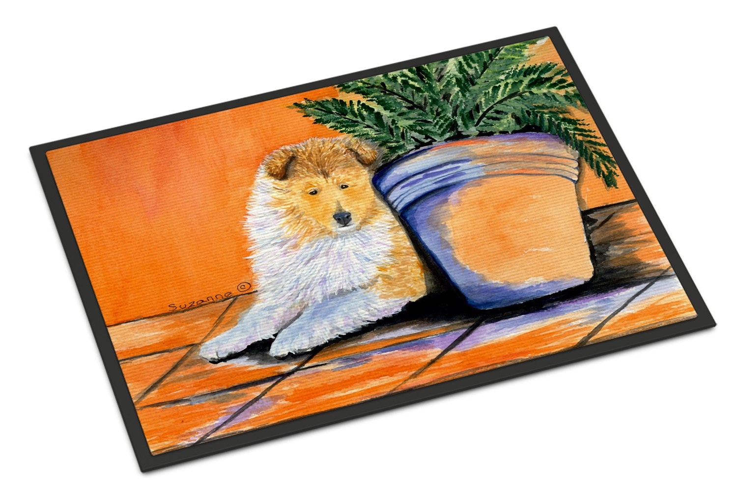 Caroline's Treasures Sheltie Doormat SS8667MAT